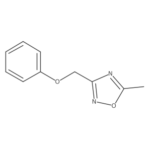 5-methyl-3-(phenoxymethyl)-1,2,4-oxadiazole Structure