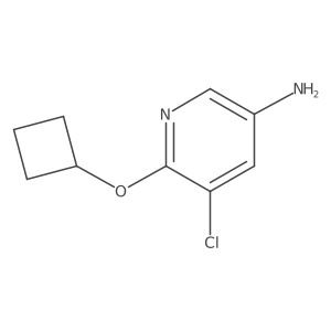5-Chloro-6-cyclobutoxypyridin-3-amine Structure