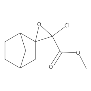 Methyl 3'-chlorospiro[bicyclo[2.2.1]heptane-2,2'-oxirane]-3'-carboxylate Structure