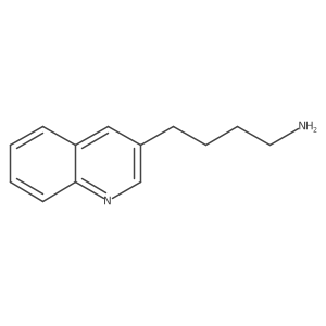 4-(Quinolin-3-yl)butan-1-amine结构式