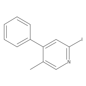 2-Iodo-5-methyl-4-phenylpyridine Structure