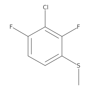 (3-Chloro-2,4-difluorophenyl)(methyl)sulfane Structure