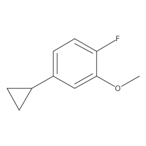 4-Cyclopropyl-1-fluoro-2-methoxybenzene Structure