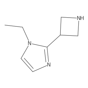2-(azetidin-3-yl)-1-ethyl-1H-imidazole结构式