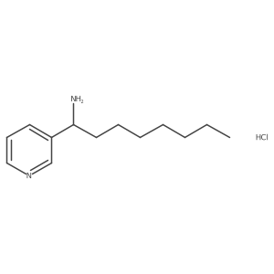 1-(Pyridin-3-yl)octan-1-amine hydrochloride结构式