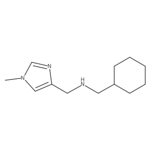 (cyclohexylmethyl)[(1-methyl-1H-imidazol-4-yl)methyl]amine结构式