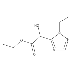 ethyl 2-(1-ethyl-1H-1,2,4-triazol-5-yl)-2-hydroxyacetate Structure