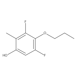 3,5-Difluoro-2-methyl-4-propoxyphenol Structure