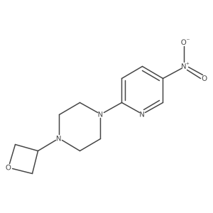 1-(5-Nitro-2-pyridinyl)-4-(3-oxetanyl)piperazine Structure