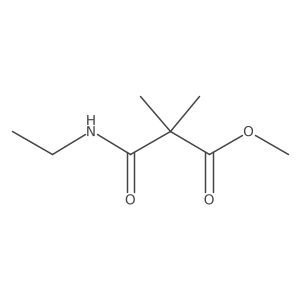 Methyl 3-(ethylamino)-2,2-dimethyl-3-oxopropanoate Structure