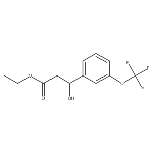 Ethyl 3-hydroxy-3-(3-(trifluoromethoxy)phenyl)propanoate Structure