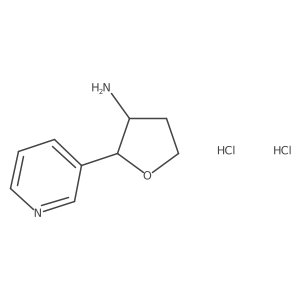 2-(Pyridin-3-yl)oxolan-3-amine dihydrochloride Structure