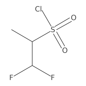 1,1-Difluoropropane-2-sulfonyl chloride Structure