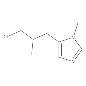 5-(3-chloro-2-methylpropyl)-1-methyl-1H-imidazole Structure