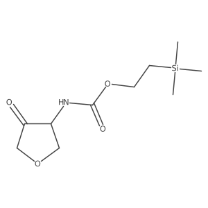 2-(Trimethylsilyl)ethyl (s)-tetrahydro-4-oxofuran-3-ylcarbamate Structure