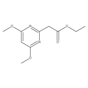 Ethyl 2-(4,6-dimethoxypyrimidin-2-yl)acetate结构式