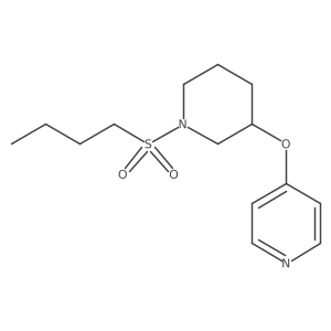 4-((1-(Butylsulfonyl)piperidin-3-yl)oxy)pyridine Structure