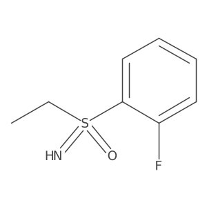 Ethyl(2-fluorophenyl)imino-lambda6-sulfanone Structure