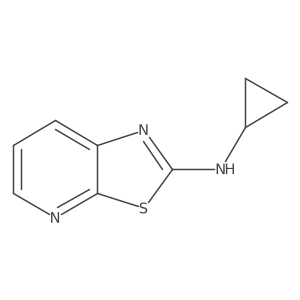N-Cyclopropyl-[1,3]thiazolo[5,4-b]pyridin-2-amine Structure
