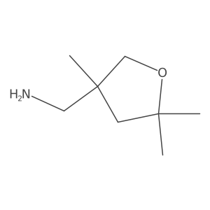 (3,5,5-Trimethyloxolan-3-yl)methanamine结构式