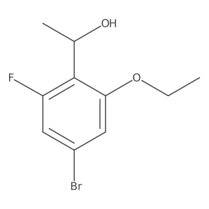 1-(4-Bromo-2-ethoxy-6-fluorophenyl)ethan-1-ol Structure