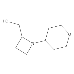 [1-(Oxan-4-yl)azetidin-2-yl]methanol结构式
