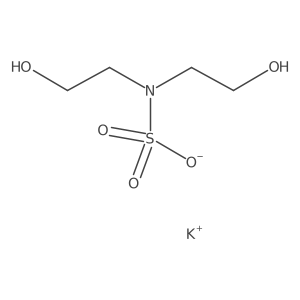 Potassium bis(2-hydroxyethyl)sulfamate Structure