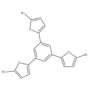 1,3,5-Tris(5-bromofuran-2-yl)benzene Structure