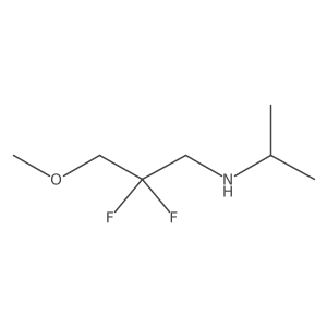(2,2-Difluoro-3-methoxypropyl)(propan-2-yl)amine Structure