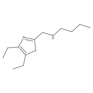 Butyl[(diethyl-1,3-thiazol-2-yl)methyl]amine Structure