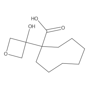 1-(3-Hydroxyoxetan-3-yl)cyclooctane-1-carboxylic acid Structure