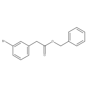 Benzyl 2-(3-bromophenyl)acetate Structure