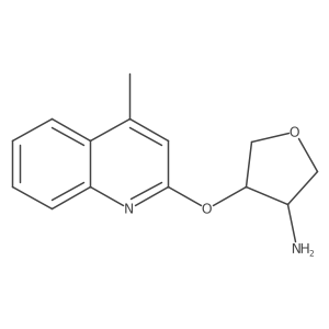 4-[(4-Methylquinolin-2-yl)oxy]oxolan-3-amine结构式