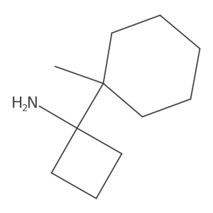 1-(1-Methylcyclohexyl)cyclobutan-1-amine结构式