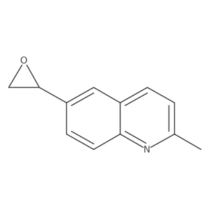 2-Methyl-6-(oxiran-2-yl)quinoline结构式