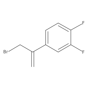 4-(3-Bromoprop-1-en-2-yl)-1,2-difluorobenzene结构式