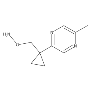 O-{[1-(5-methylpyrazin-2-yl)cyclopropyl]methyl}hydroxylamine结构式