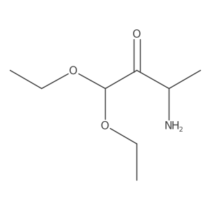 3-Amino-1,1-diethoxybutan-2-one结构式