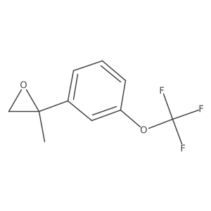 2-Methyl-2-[3-(trifluoromethoxy)phenyl]oxirane结构式