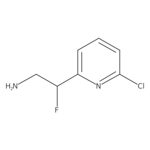 2-(6-Chloropyridin-2-yl)-2-fluoroethan-1-amine结构式