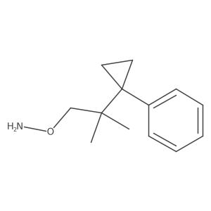 O-[2-methyl-2-(1-phenylcyclopropyl)propyl]hydroxylamine结构式