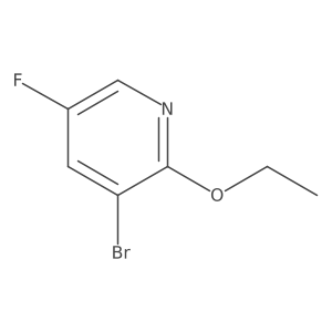 3-Bromo-2-ethoxy-5-fluoropyridine Structure