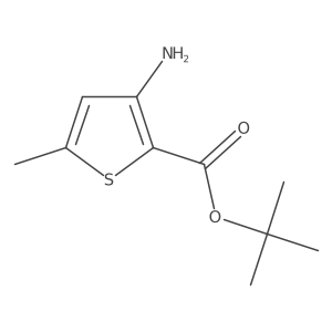 Tert-butyl 3-amino-5-methylthiophene-2-carboxylate Structure