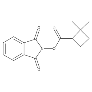 1,3-dioxo-2,3-dihydro-1H-isoindol-2-yl 2,2-dimethylcyclobutane-1-carboxylate Structure