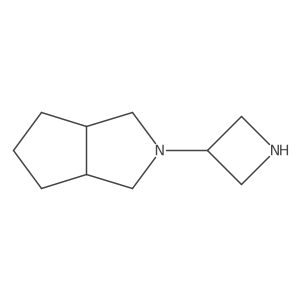 3-[(3aR,6aS)-octahydrocyclopenta[c]pyrrol-2-yl]azetidine结构式