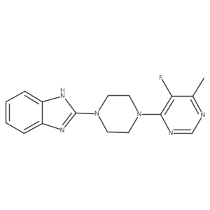 2-[4-(5-fluoro-6-methylpyrimidin-4-yl)piperazin-1-yl]-1H-1,3-benzodiazole Structure