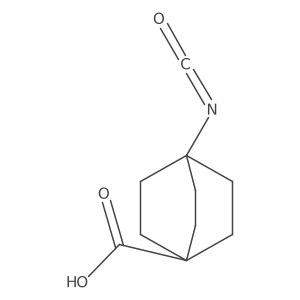 4-Isocyanatobicyclo[2.2.2]octane-1-carboxylic acid结构式