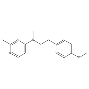 N-[2-(4-methoxyphenyl)ethyl]-N,2-dimethylpyrimidin-4-amine Structure