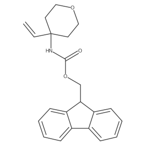(9H-fluoren-9-yl)methyl N-(4-ethenyloxan-4-yl)carbamate Structure