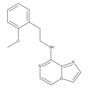 N-[2-(2-methoxyphenyl)ethyl]imidazo[1,2-a]pyrazin-8-amine结构式
